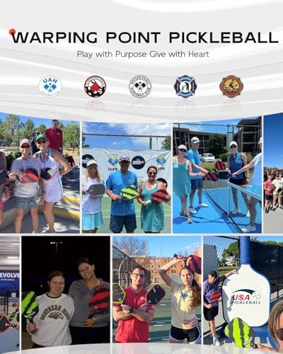 Neon Gen 3 Pickleball Paddle for Control and Power | Warping Point UPA-A Approved Pineal 3 Pickleball Paddle | Warping