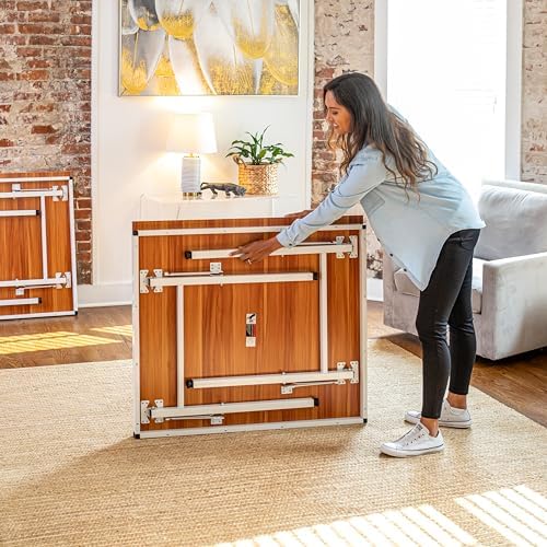 Stiga Space Saver Compact Ping Pong Table Separate Table Halves Regulation Height No Assembly Required