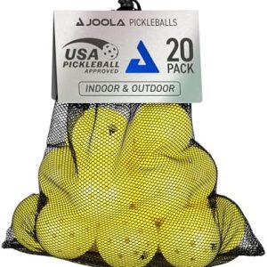 JOOLA Primo Pickleball Balls - Tournament Quality - Indoor and Outdoor - USAPA Approved - Weighted for Precision - 40 Ho
