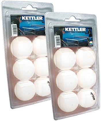 KETTLER 12 Pack 3-Star Table Tennis Balls for Serious Players - High-Energy Matches | KETTLER 12 Pack 3-Star Table Tenn