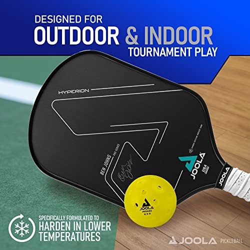 JOOLA Vision Pickleball Paddle - Maximum Spin and Control with Textured Carbon Grip | Polypropylene Honeycomb Core | Ava
