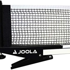 JOOLA Premium Ping Pong Table Tennis Net and Post Set - Reg Size - Portable Setup - Spring Clamp Net - Black JOOLA Pre