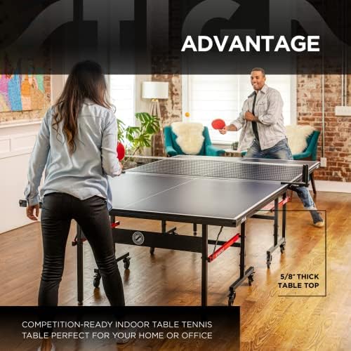 Stiga Advantage Series Ping Pong Table - Quickplay 10 Minute Assembly - Recreational to Tournament Level | Stiga Advant
