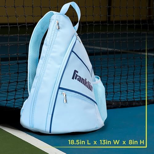 Franklin Sports Pickleball Bags - Sling Bag Backpack for Gear + Equipment - Perfect for Men + Women - Holds Paddles, Bal