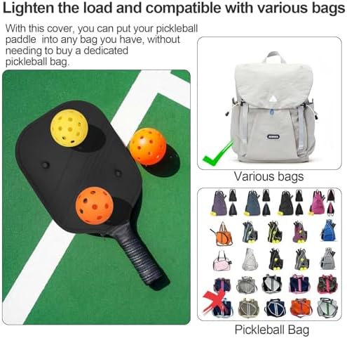 Pickleball Paddle Cover Universal Size Protective Sleeve