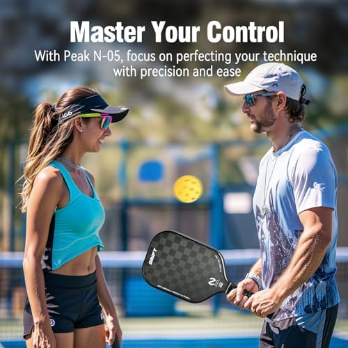 USAPA Approved Graphite Carbon Fiber Pickleball Paddles Set of 4 for Men Women, Polypropylene Honeycomb Core, Cushion |7