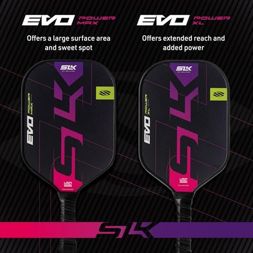 Selkirk Sport SLK Evo Next Gen Pickleball Paddle - G8 Power Carbon Fiber, SpinFlex+ Surface, Evo Power and Control | Se
