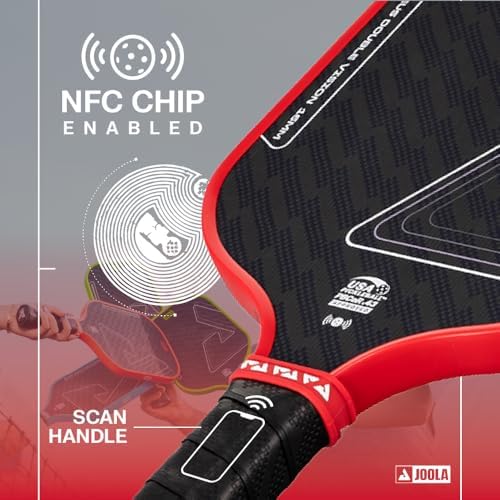 JOOLA Double Vision 16mm Pickleball Paddle for Soft Responsive Touch and USAP Approved Players | JOOLA Double Vision 16