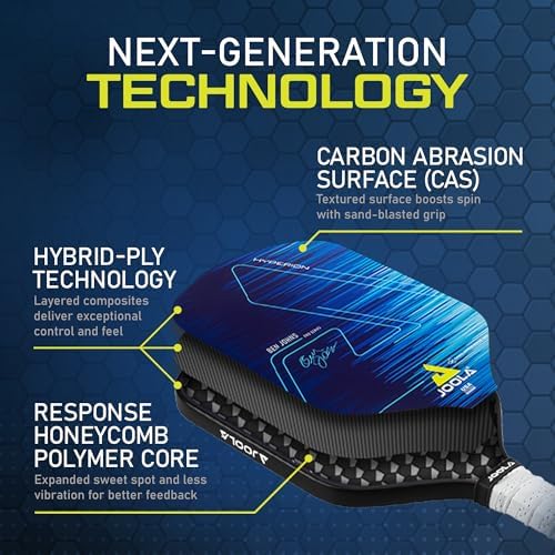 JOOLA Ben Johns Hyperion Carbon Fiber Pickleball Paddle for Increased Power and Spin | JOOLA Ben Johns Hyperion Pickleb