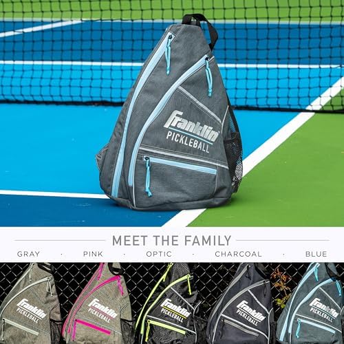 Franklin Sports Pickleball Bags - Sling Bag Backpack for Gear + Equipment - Perfect for Men + Women - Holds Paddles, Bal