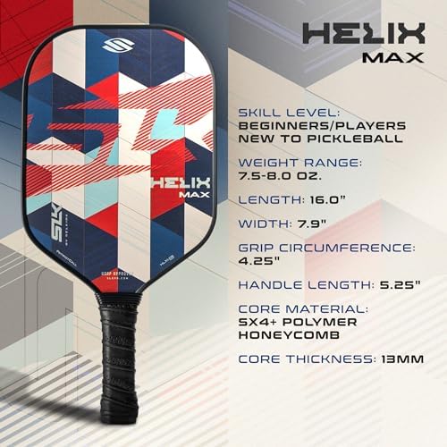 Selkirk Sport SLK Helix Pro Pickleball Paddle | Thermoformed Carbon Fiber | Unmatched Control