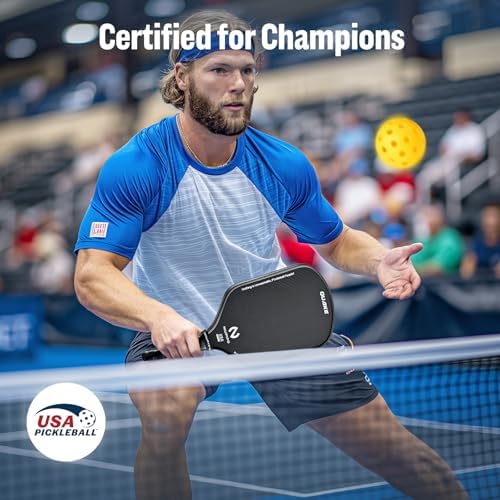 USAPA Approved Graphite Carbon Fiber Pickleball Paddles Set of 4 for Men Women, Polypropylene Honeycomb Core, Cushion |7