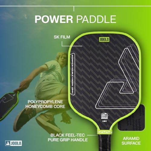 JOOLA Double Vision 16mm Pickleball Paddle - USAP Approved - NFC Chip Enabled