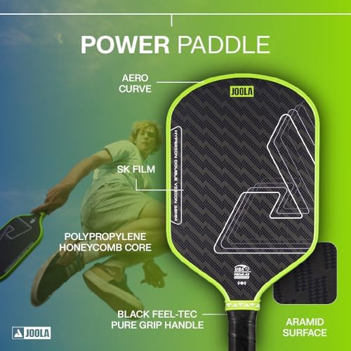 JOOLA Double Vision 16mm Pickleball Paddle - USAP Approved - NFC Chip Enabled