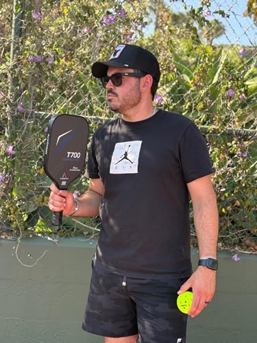 Carbon Pickleball Paddle Set Pro for Pickleball Players,High Grit and Spin 3K Raw Carbon Fiber Surface,Pickleball T700SC