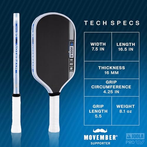 JOOLA Pro IV Pickleball Paddles – Tech Flex Power & Propulsion Core – For Advanced Players – Control and Power on the Co