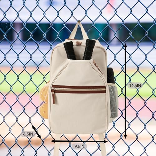 DYSHAYEN Pickleball Backpack for Women, Pickle Ball Paddle Bag Fits 2 Paddles, Perfect Hydration Backpack for Women Pick