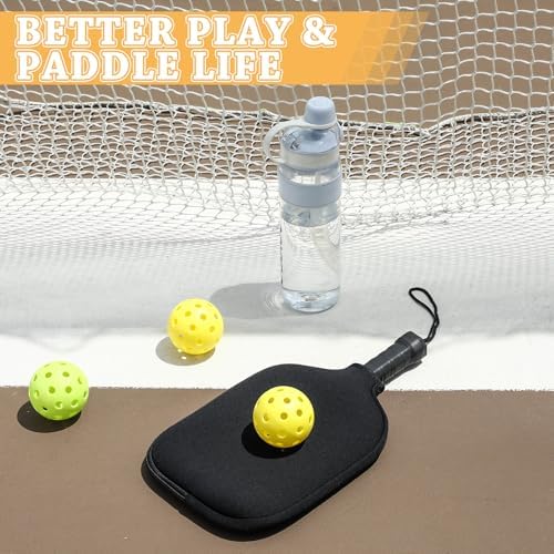 Pickleball Dink Ball Racket Neoprene Cover - Durable Protective Accessory | Universal Paddle Cover for Pickleball Dink