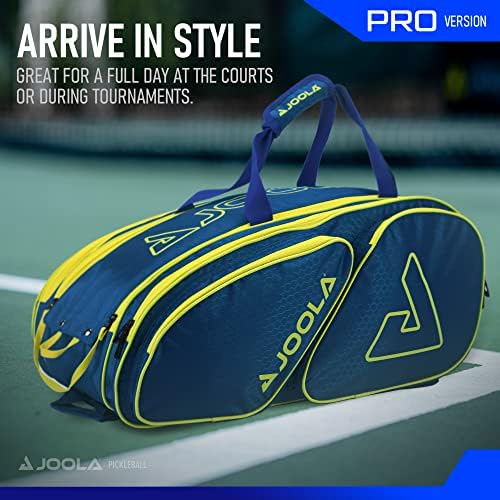 JOOLA Tour Elite Pro Pickleball Bag – Durable Backpack & Duffle Bag for Paddles & Accessories – Thermal Insulated Pocket