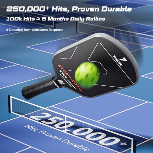 Pickleball Paddle T700 Raw Carbon Fiber Surface 16mm STR-Core Power Polymer Core Premium Pickle Ball Racket USAPA Approv