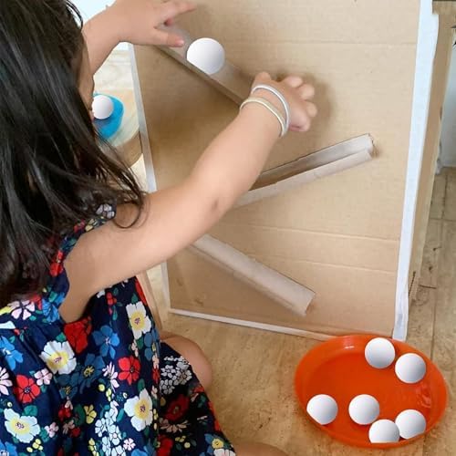 XIPEGPA 80 PCS White Table Tennis Balls Ping Pong Balls for Game Party Sports Activities Fun Games Handicrafts Pet Toy (