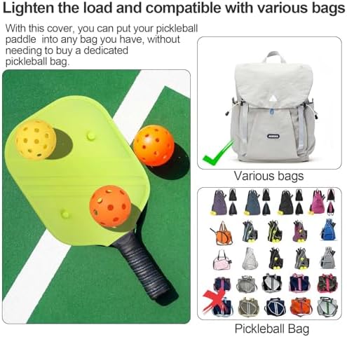 Pickleball Paddle Cover Universal Size Protective Sleeve