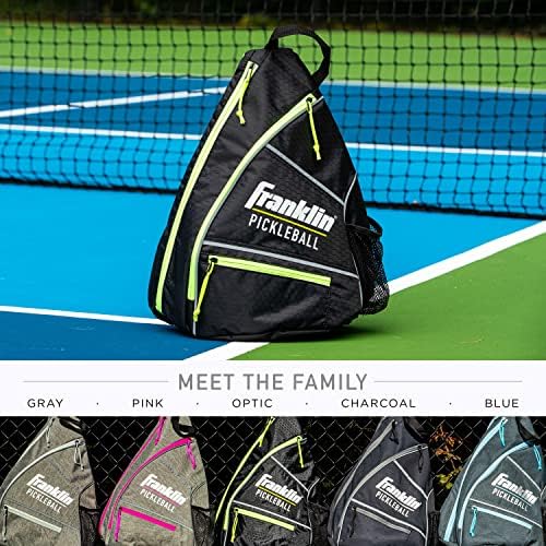 Franklin Sports Pickleball Bags - Sling Bag Backpack for Gear + Equipment - Perfect for Men + Women - Holds Paddles, Bal