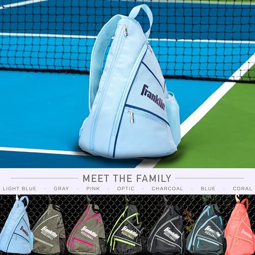 Franklin Sports Pickleball Bags - Sling Bag Backpack for Gear + Equipment - Perfect for Men + Women - Holds Paddles, Bal