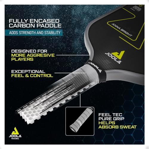 JOOLA Professional Pickleball Paddles – Raw Carbon Fiber Surface – USAP Approved – Built for Spin, Speed & Control – Hyp