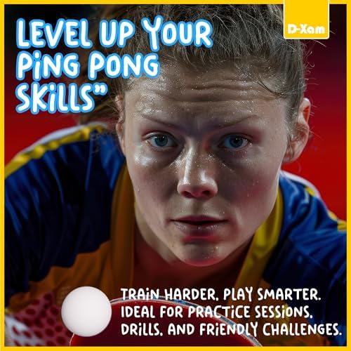 Professional ABS Ping Pong Balls White 15 or 50 Pack for Training & Practice | Durable High Performance 40mm Official S