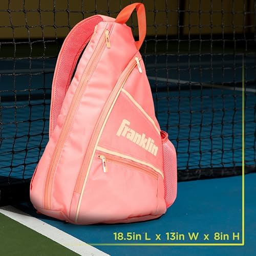 Franklin Sports Pickleball Bags - Sling Bag Backpack for Gear + Equipment - Perfect for Men + Women - Holds Paddles, Bal