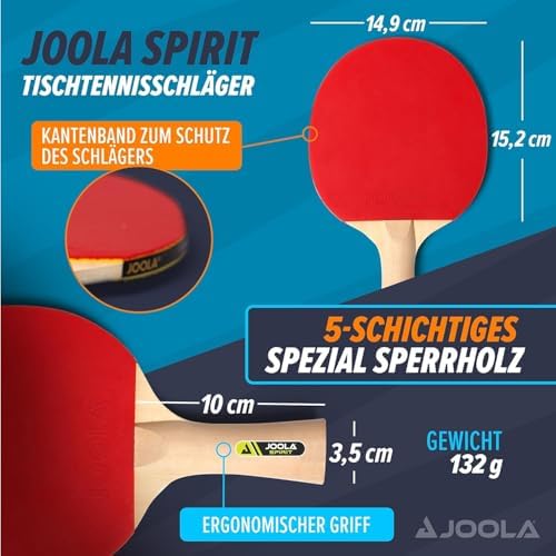 JOOLA Premium Ping Pong Paddles for Adults - Advanced Table Tennis Rackets, Set of 4 - Competitive Play - Indoor and Out