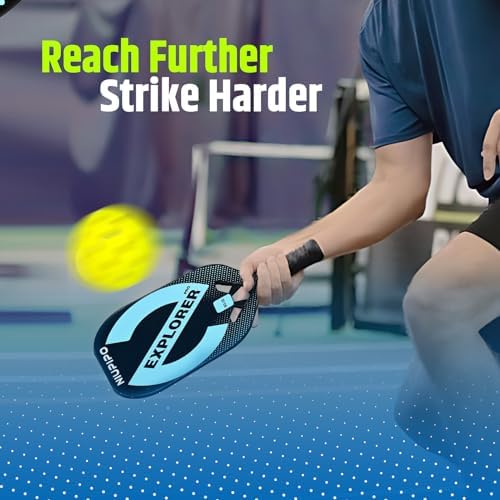 USAPA Approved Graphite Carbon Fiber Pickleball Paddles Set of 4 for Men Women, Polypropylene Honeycomb Core, Cushion |7