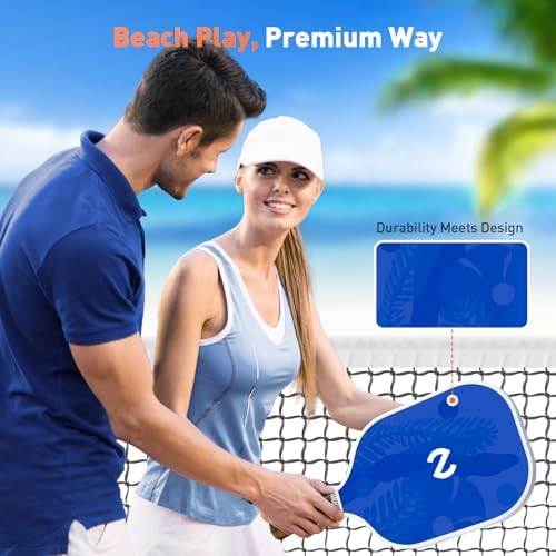 USAPA Approved Graphite Carbon Fiber Pickleball Paddles Set of 4 for Men Women, Polypropylene Honeycomb Core, Cushion |7