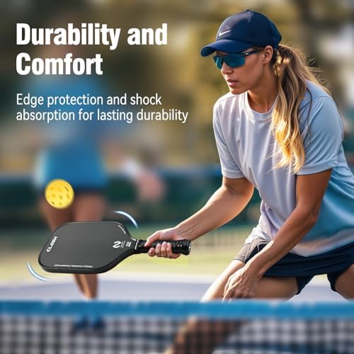 USAPA Approved Graphite Carbon Fiber Pickleball Paddles Set of 4 for Men Women, Polypropylene Honeycomb Core, Cushion |7