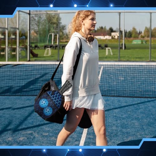 Pickleball Racket Paddle Cover Neoprene Sleeve with Mesh Pocket Portable Lanyard Gifts Pickleball Racket Paddle Cover fo