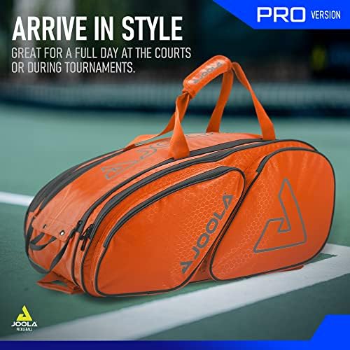 JOOLA Tour Elite Pro Pickleball Bag – Durable Backpack & Duffle Bag for Paddles & Accessories – Thermal Insulated Pocket