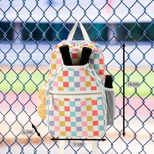 DYSHAYEN Pickleball Backpack for Women, Pickle Ball Paddle Bag Fits 2 Paddles, Perfect Hydration Backpack for Women Pick