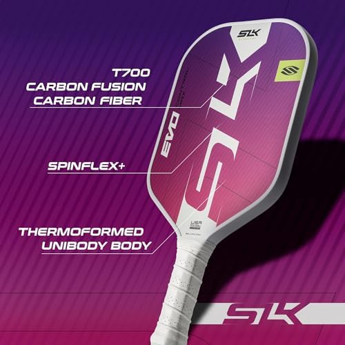 Selkirk Sport SLK Evo Next Gen Pickleball Paddle - G8 Power Carbon Fiber, SpinFlex+ Surface, Evo Power and Control | Se