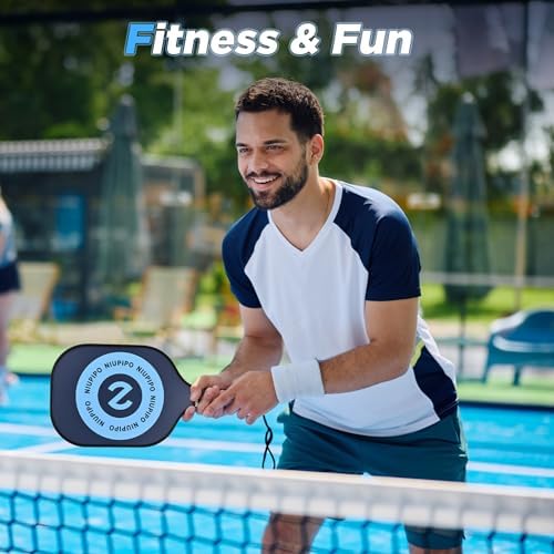 USAPA Approved Graphite Carbon Fiber Pickleball Paddles Set of 4 for Men Women, Polypropylene Honeycomb Core, Cushion |7