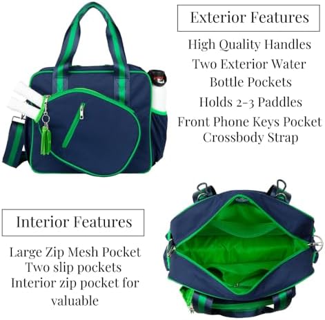 Prepster Women's Pickleball Bag - Durable and Stylish Choice for Pickleball Enthusiasts | Prepster Women's Pickleball B