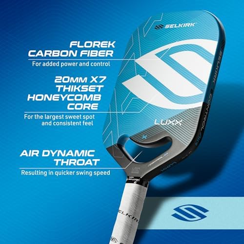 High Performance Selkirk Sport LUXX Control Pickleball Paddle for Ultimate Control and Power | Selkirk Sport LUXX Carbo
