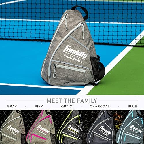 Franklin Sports Pickleball Bags - Sling Bag Backpack for Gear + Equipment - Perfect for Men + Women - Holds Paddles, Bal