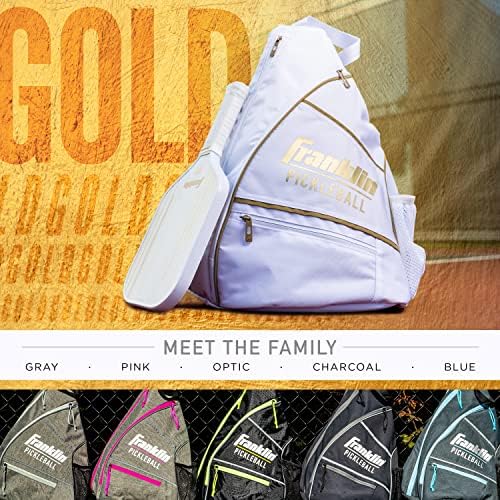 Franklin Sports Pickleball Bags - Sling Bag Backpack for Gear + Equipment - Perfect for Men + Women - Holds Paddles, Bal