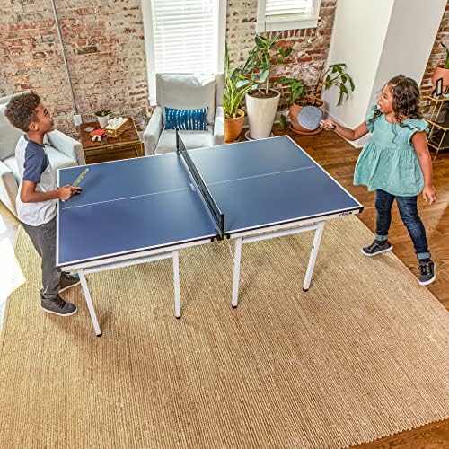 Stiga Space Saver Compact Ping Pong Table Separate Table Halves Regulation Height No Assembly Required